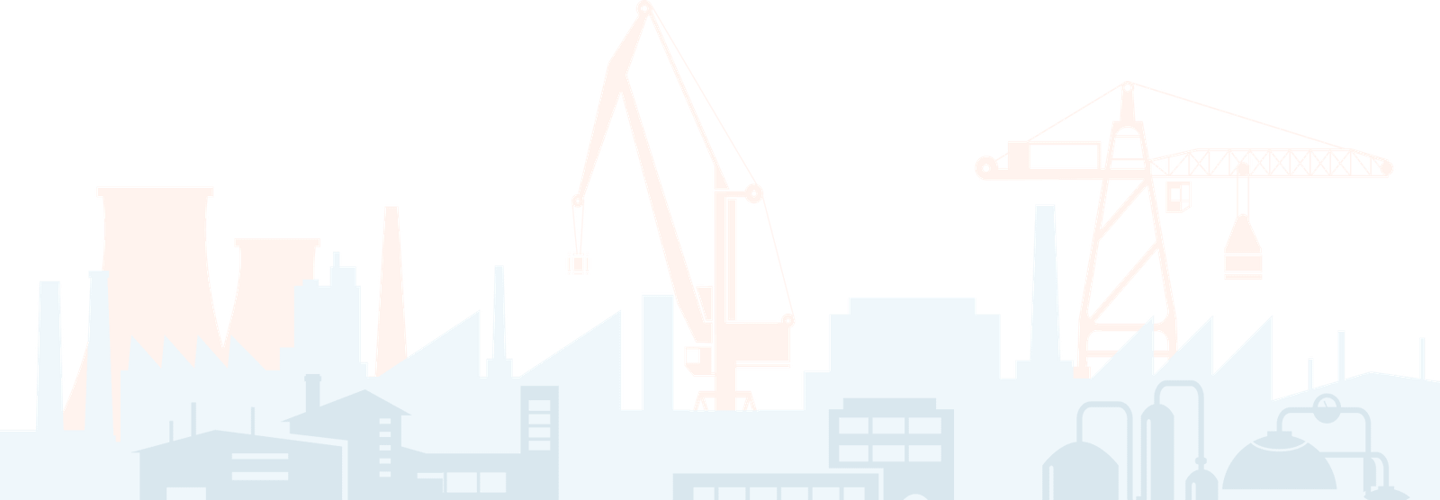 Industrial Skyline Illustration Industrial Skyline Illustration